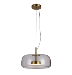 Підвісний світильник, люстра Italux PND-17760B-BRSS-CL Caste LED 1x10W 3000K 850Lm IP20 золотий