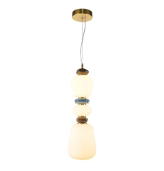 Підвісний світильник, люстра Italux PND-94981V-3A-GD Evans LED 1x19W 3000K 2200Lm IP20 золотий