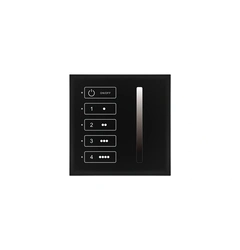 Настінна сенсорна панель DEYA на 1-4 зони (TL4-1D(black))