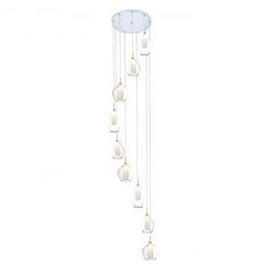 Підвісний світильник AZzardo Amber Milano 9 AZ3102 clear