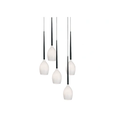 Підвісний світильник Azzardo MD1288A-5W IZZA 5 pendant white (AZ0311)