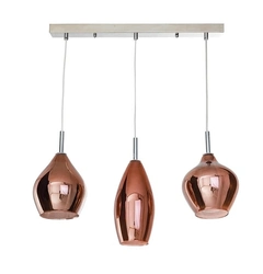 Підвісний світильник AZzardo Amber Milano 3 AZ3078 copper
