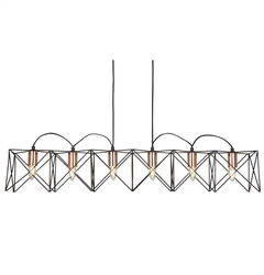 Люстра Searchlight ANTHEA 8416-6BK