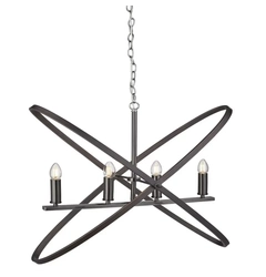 Люстра Searchlight HOOPLA 8244-4PW
