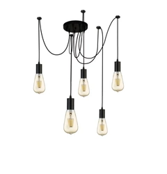 Люстра Searchlight SQUIGGLE 9665-5BK