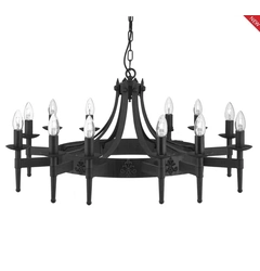 Люстра Searchlight Cartwheel 24212-12BK
