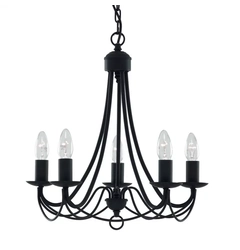 Люстра Searchlight Maypole 6345-5BK