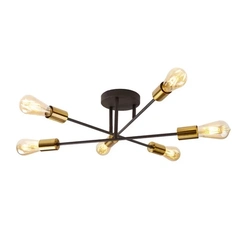 Люстра Searchlight ARMSTRONG 8046-6BK
