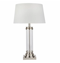 Настольная лампа Searchlight Pedestal EU5141SS