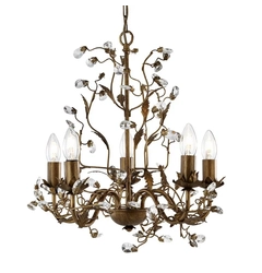 Люстра Searchlight Almandite 2495-5BR