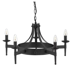 Люстра Searchlight Cartwheel 2425-5BK
