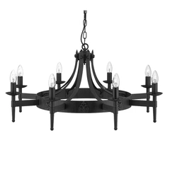 Люстра Searchlight Cartwheel 2428-8BK
