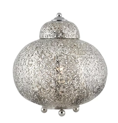 Настольная лампа Searchlight FRETWORK EU8221-1SS