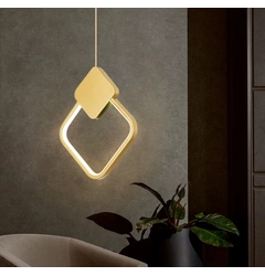 Люстра Curly Lamp Gold