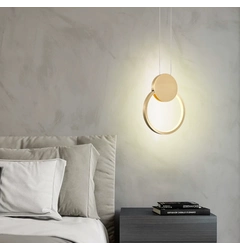 Люстра CURLY LAMP Gold