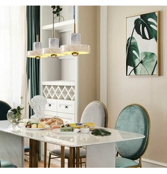 Подвесная люстра Marble Liqiy White