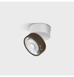 SOL SURF, D95mm, H78mm, LED 14W 4000K, білий/мідь (02.9533.14.940.WH/CPG)