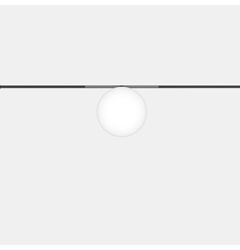MICRO_LINE SFERA, D100mm, LED 4.5W, 3000К, DALI, опал/чорний (14.1001.5.930.DALI.BK)