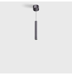 TUB S P 200, D30mm, H200mm, 8W LED, 50º, 3000K, IP20, diamond black (03.0320.8.930.DB)