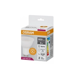 Світлодіодна лампочка Osram 4058075689930 LED GU10 MR16 1x8W 4000K 800Lm IP20
