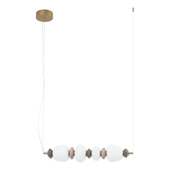 Підвісний світильник, люстра Nowodvorski 11700 Ceramic Horizontal LED 1x22W 3000K 1750Lm IP20 білий