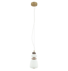 Підвісний світильник, люстра Nowodvorski 11702 Ceramic Vertical LED 1x12W 3000K 950Lm IP20 білий