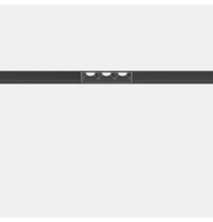 IN_LINE COMFORT 69, 2-х групний, ON/OFF,  L69mm, W24.5mm, H48mm, LED 4.3W, 4000К, чорний (06.0691.4.940.BK.2G)