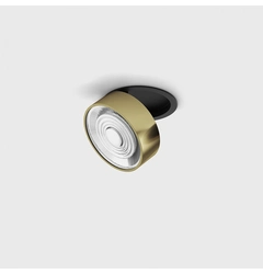 SOL IN, D95mm, H33mm, LED 14W 3000K, чорний/латунь (01.9533.14.930.BK/BR)