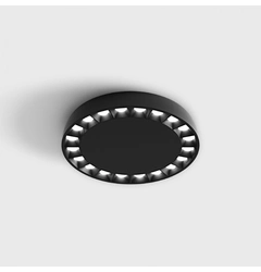 TURBINE, D191mm, H54mm, LED 15W, 4000К, чорний (02.0190.15.940.BK)