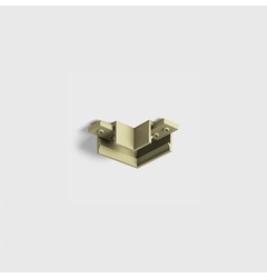 З'єднувач накладний L-подібний MINI_LINE42 CORNER S HR, L33mm, W33mm, H13.5mm, латунь (07.S90HR.LG)