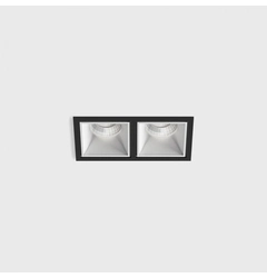 CELL 2, L173mm, W90mm, H82mm, LED 2 x 9W, 4000К, білий/чорний (01.20F2.20.940.BK)