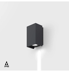 BRICK 1. L70mm, sp63mm, H110mm, 4W LED, 3000K, 7 °, IP65, графіт (08.2003.4.930.GR)