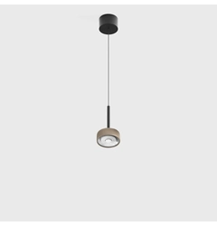 SOL MINI P, D75mm, H135mm, 7W LED, 24º, 4000K, IP20, чорний/sahara beige (03.7530.7.940.BK/SBG)