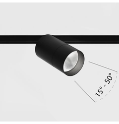 IN_RING ZOOM, D52mm, H90mm, LED 13W, 3000К, чорний (09.0599.13.930.BK)