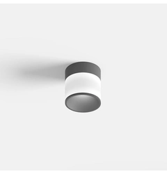 GLOW S, D100mm, H105mm, LED 9W, 3000К, опаловий/чорний (02.0910.9.930.BK)