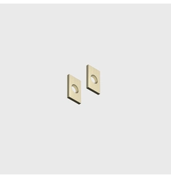 Заглушка AIR_TRACK END CAP, L9mm, H14.8mm, IP20, латунь (15.SECAP.BR)