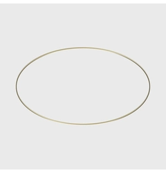 Підвісний радіальний трек AIR_TRACK RING, D1500mm, W9mm, H14.8mm, латунь (15.C150.BR)