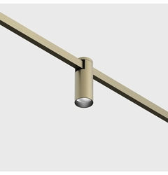 AIR_TUB S, D30mm, H80mm, LED 4W, 3000K, DIM: DALI, 0-10V, латунь (15.0308.4.930.BR)