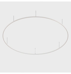 Підвісний радіальний трек IN_RING 500 48V. D5000mm, W30mm, H54mm, білий (09.C500.WH)