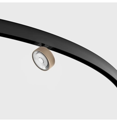 IN_RING SOL MINI, D75mm, H26mm, LED 6.3W, 4000К, sahara beige/чорний (09.7526.7.940.SBG/BK)