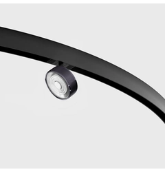IN_RING SOL MINI, D75mm, H26mm, LED 6.3W, 4000К, diamond black/чорний (09.7526.7.940.DBG/BK)