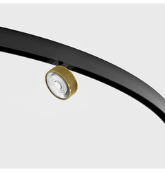 IN_RING SOL MINI, D75mm, H26mm, LED 7W, 3000К, латунь/чорний (09.7526.7.930.BRG/BK)