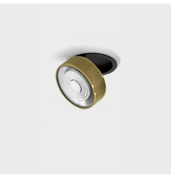SOL IN, D95mm, H33mm, LED 14W 3000K, чорний/латунь (01.9533.14.930.BK/BRG)