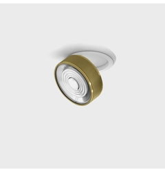SOL IN, D95mm, H33mm, LED 14W 3000K, білий/латунь (01.9533.14.930.WH/BRG)