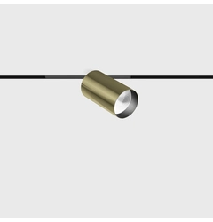 MICRO_LINE TUB M A 90, D50mm, H90mm, LED 10.8W, 4000К, DALI, латунь (14.0591.11.940.DALI.BR)