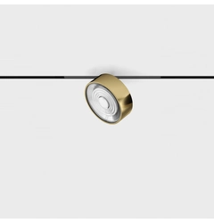 MICRO_LINE SOL MINI, D75mm, H26mm, LED 6.3W, 4000К, DALI, латунь/чорний (14.7526.7.940.BR/BK.DALI)