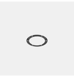 ORBITA S, D300mm, H50mm, LED 12W 4000K, білий/чорний (01.4930.16.940.BK)