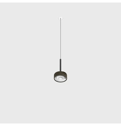 SOL MINI P NANO, D75mm, H135mm, 7W LED, 24°, 3000K, IP20, чорний/бронза (03.7531.7.930.BK/BZG)