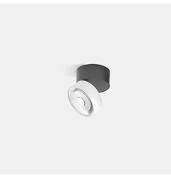 SOL SURF MINI, D75mm, H70mm, LED 7W, 4000K, чорний/білий (02.7526.7.940.BK/WH)