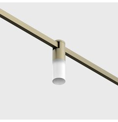 AIR_TUB MAT, D30mm, H107mm, LED 4W, 3000K, DIM: DALI, 0-10V, опал/латунь (15.0301.4.930.BR)